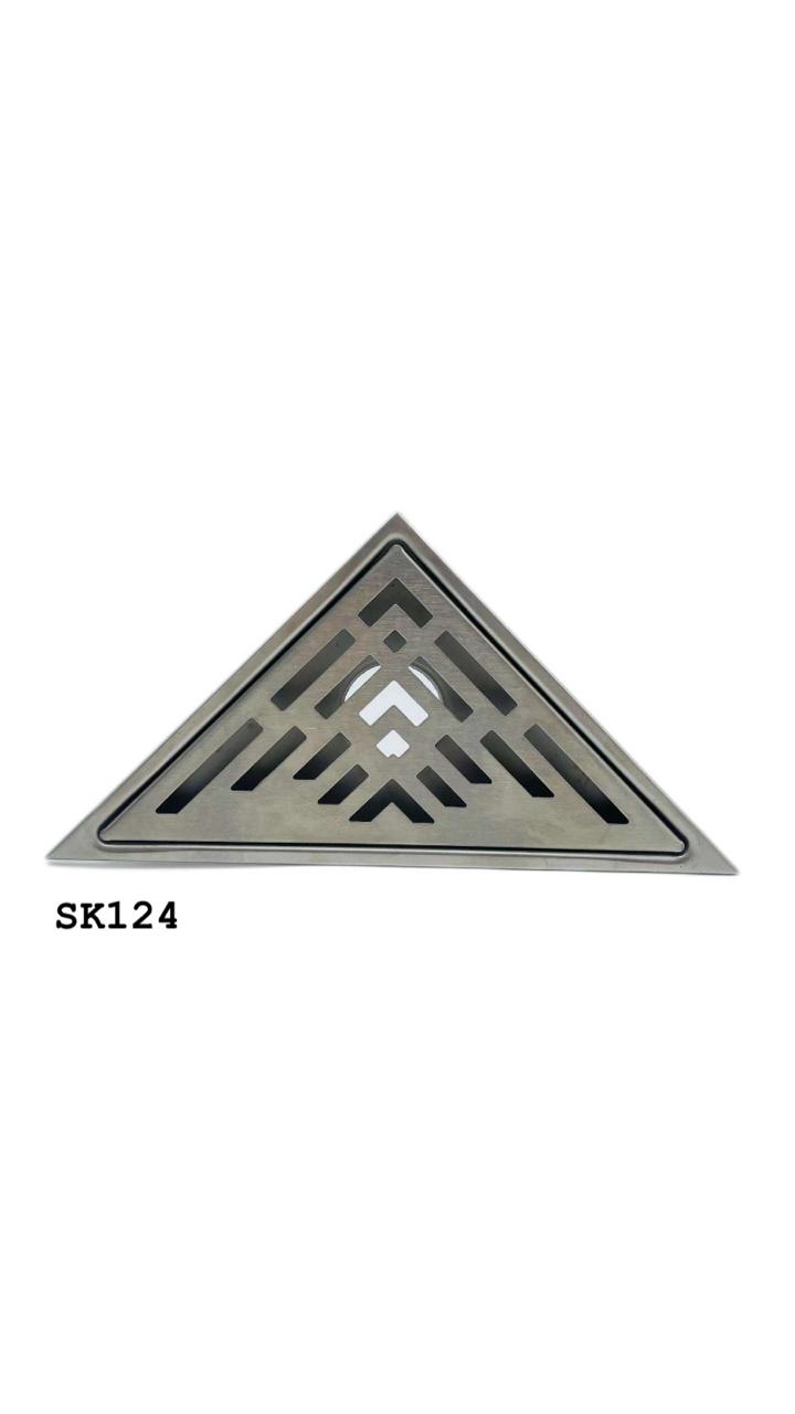triangle floor drain
